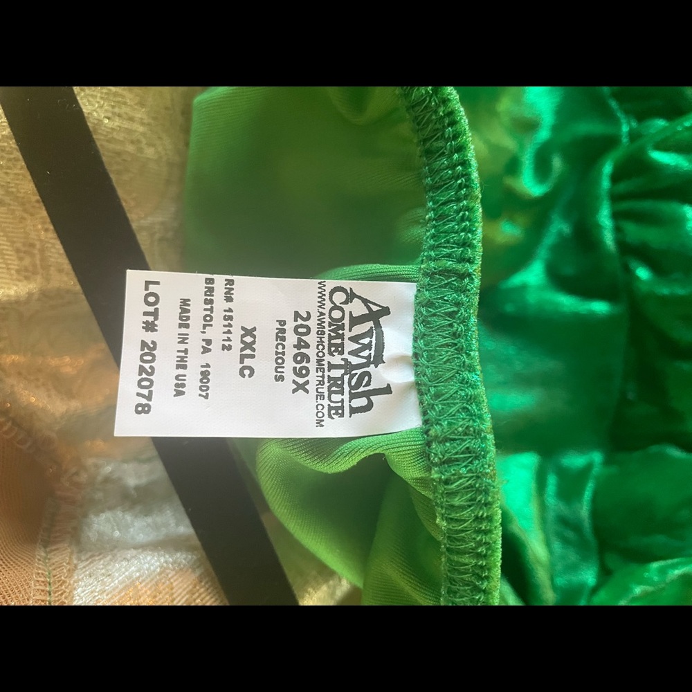 Green ballet costume